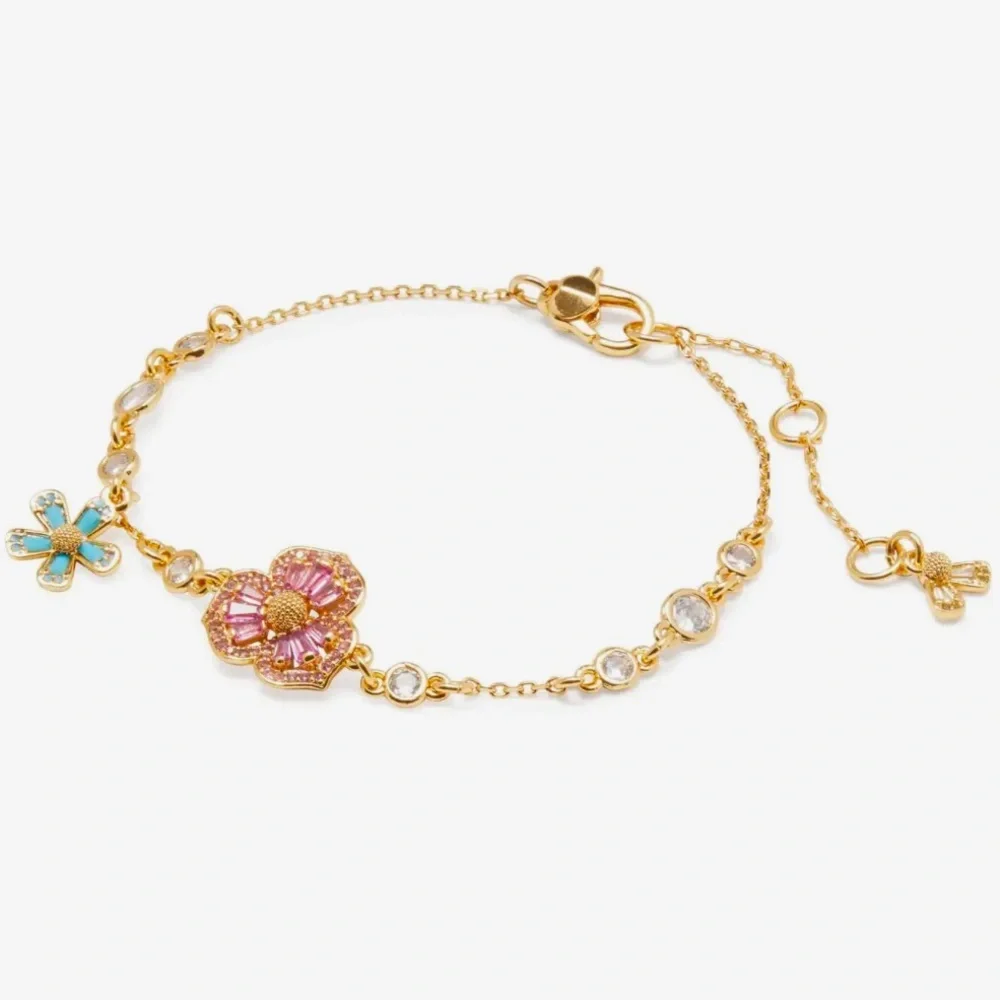 $128 Kate Spade Fleurette Line Bracelet - Picture 3 of 7